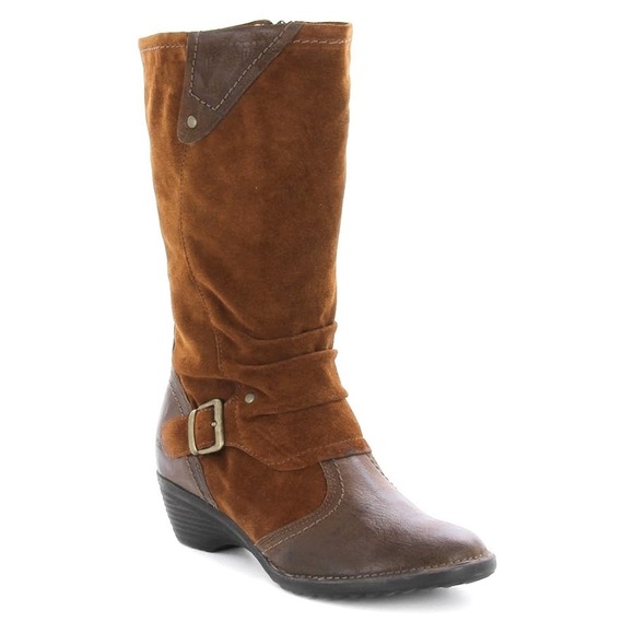 Taos Regent Slouch leather boots. COGNAC. Women’s Size‎ US 10 - 10.5 / EU 41. - Picture 1 of 15